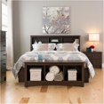 thumbnail image 3 of Bowery Hill Modern Wood Full Queen Bookcase Headboard in Espresso, 3 of 5