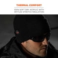 thumbnail image 3 of Gorro de punto acanalado Ergodyne N-Ferno 6811ZI con gorra, 3 of 9