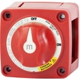 thumbnail image 1 of Blue Sea Battery Selector Switch 6011-BSS M Series; 3 Position; 2 Batteries; 32 Volt DC; 450 Amp Intermittent Rating And 300 Amp Continuous Rating; Without Alternator Field Disconnect; Dual Circuit, 1 of 10