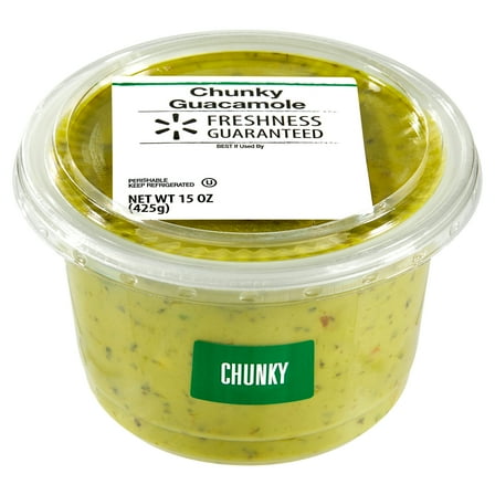 Freshness Guaranteed Chunky Guacamole, 15 oz Cup, Fresh