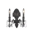 thumbnail image 1 of Elegant Lighting Monarch Applique Murale Traditionnelle 2 Lumières E12 Bronze Foncé, 1 of 2