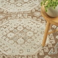 thumbnail image 6 of Nourison Serenity Home Vintage Ivory Mocha 5'3" x 7'3" Area Rug (5x7), 6 of 8