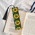 thumbnail image 4 of Kdxio Sunflower Print Metal Tassel Bookmarks,Perfect Gift for Art Lovers and Bookworms Metal Bookmarks for Women, 4 of 8