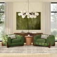 thumbnail image 2 of Alpine 44" Sherpa Arm Chair with Moss Green Fleeced Teddy Fabric, 2 of 7