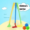 thumbnail image 5 of HJQEQVD 3PCS Golf Clubs Children Plastic Toys Leisure Sports Mini Golf Club Set Indoor and Outdoor Golf Toys for Boys and Girls Aged 1-5 Years Old, 5 of 7
