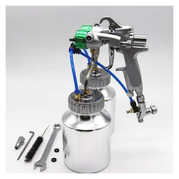 Double Nozzle Spray Gun,Pressure Feed,Paint Spraying Machine,Double Head Pneumatic Spraying Machine