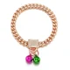 thumbnail image 1 of Collares De Cadena De Perro Dorados Con Cierre De Circonita, 1 of 7