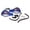 Black Bar/Blue Plastic, variant on Enduro Engineering Evolution Debris Deflectors Silver Bar/Black Plastic 7/8" Bars