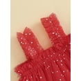 thumbnail image 5 of Bagilaanoe Baby Girl Party Dress Toddler Sequin Sleeveless A-line Princess Dresses 6M 12M 18M 24M 3T 4T Kid Tulle Skirt, 5 of 7