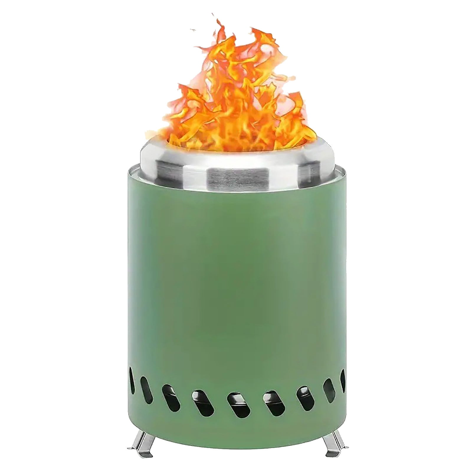 Outdoor Wood-burning Tabletop Fire Pit for Cozy Gatherings, Patio Heating, and Camping Bonfires