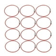 thumbnail image 4 of 12 llaveros de alambre de acero inoxidable, llavero de cuerda de alambre multiusos, hebilla de alambre, bobina de bucle, color rojo, 4 of 5