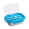 thumbnail image 4 of Contenedor Hermético Popit! Glass P4288DFS-8 Rectangular Con Cubiertos 630 mL, 4 of 4
