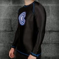 thumbnail image 3 of Chaos and Order Bayside Long Sleeve BJJ Rashguard - Medium - Black, 3 of 4