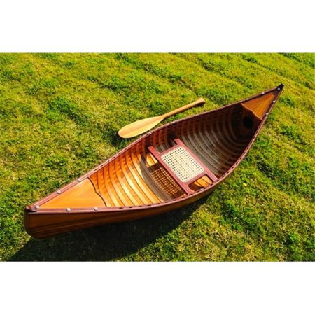 Olympian Athletics OL205689 Lightweight Ribbed Canoe, Red 70.5" x 20.25" x 15"