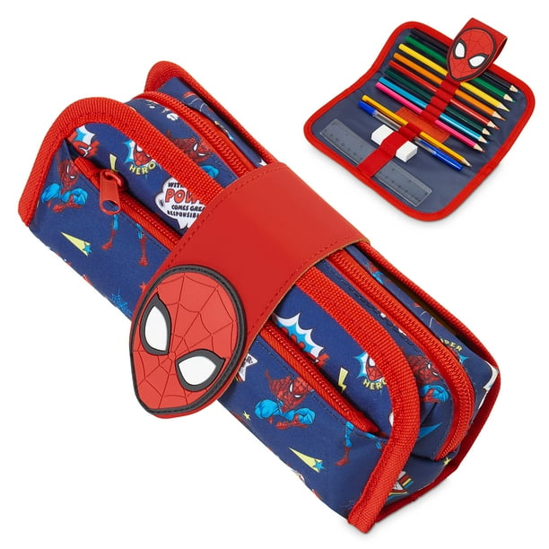 Estuche para lápices Marvel Spiderman con cierre desmontable