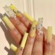 thumbnail image 1 of Artificial nails for women glued to nails Static nails, long removable manicure sheets Colored manicures Acrylic manicures, 1 of 2