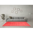 thumbnail image 3 of Ahgly Company Indoor Rectangle Abstract Red Contemporary Area Rugs, 2' x 4', 3 of 4