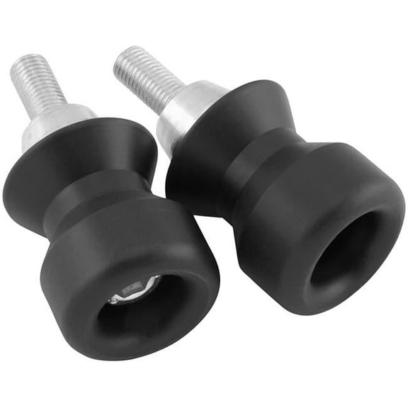 BikeMaster 10mm Plastic over Steel Motorcycle Swingarm Spool Compatible for Kawasaki ER-6N 2009-2010