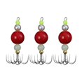 thumbnail image 1 of 3pcs Jigs de calamares Juego de cabañas de sepia con señuelo de pesca señuelos de pesca. rojo, 1 of 8