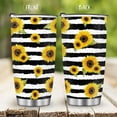 thumbnail image 2 of Sunflower Tumbler Gifts for Women Birthday Gift for Mom, Friend, Girls, 20oz thermos Travel Cup insulated Coffee for Christmas Mother''s Day, Valentine, 2 of 5