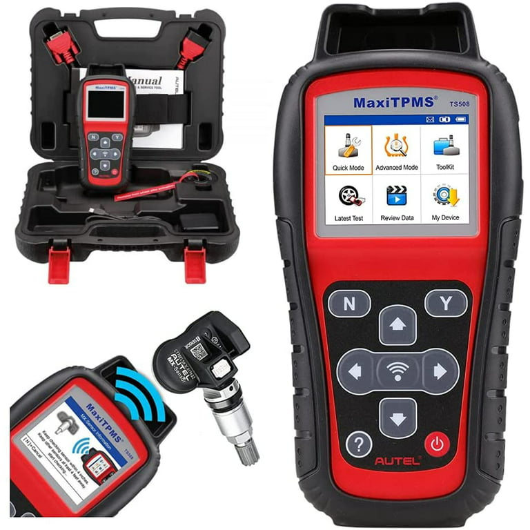 Autel MaxiTPMS TS508 Tire Pressure Monitor Tool  Relearn/Reset/Activate/Diagnosis Upgraded TS501 TS408 TS401 For All Brand  Sensors Read/Clear DTCs With