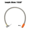 thumbnail image 3 of Adaptador de manguera de inflado de neum?ticos Flexible de 19,7 ", mandril de aire de tama?o de rosca M6 con manguera para v?lvula de neum?tico est?ndar, rosca fina sin v?lvula de liberaci?n de aire, 1 Uds. Unique Bargains mandriles para neumáticos de automóviles, 3 of 6