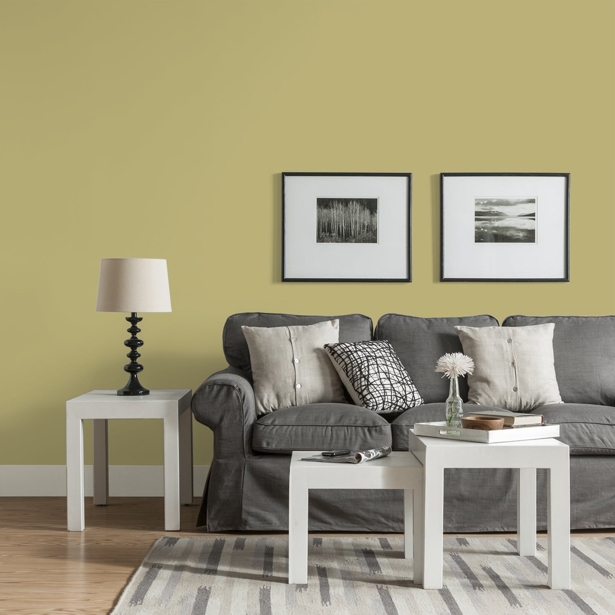 Glidden HEP Gracious Glow / Green, Eggshell Interior Paint with Primer, 1 Gallon