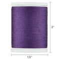 thumbnail image 2 of Hello Hobby Amethyst Purple 100% Polyester All Purpose Thread, 300 Yards, 2 of 5