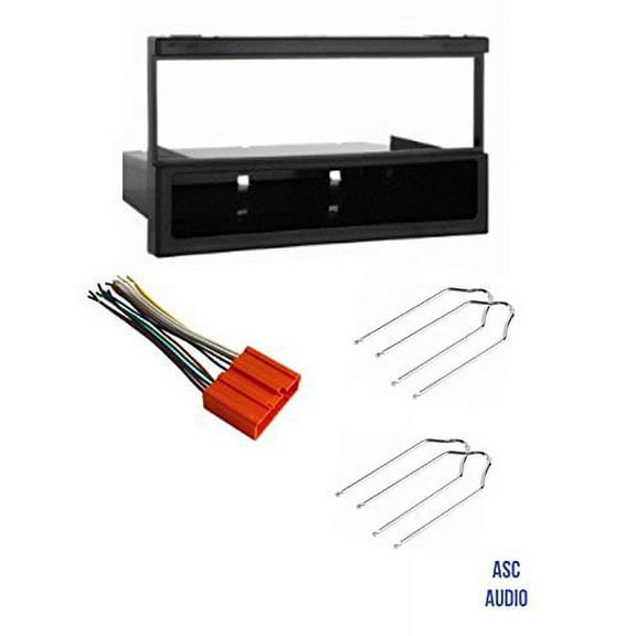 ASC Car Stereo Dash Kit, Wire Harness, and Radio Tool for Installing a Single Din Radio for Mazda: 2001-2002 626, 2002-2005 Miata, 2002 Millenia, 2001-2004 Protege / Protege 5, 2002-2006 Tribute