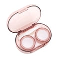thumbnail image 2 of Unique Bargains 1 Set Contact Lens Case Simple Oval Lens Storage Case Red, 2 of 5