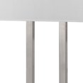 thumbnail image 3 of Benjara BM224709 60W x 2 Desk Lamp with Rectangular Shade & Power Strip, Silver & White, 3 of 5