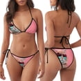 thumbnail image 3 of Balery Cool Cat Pink Sunglasses Pijama Estampado Bikini de Dos Piezas para Mujer - Conjunto de Bikini Ajustable Sexy y Cómodo para Playa, 3 of 6