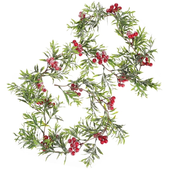 LOLIPPYY Elegant Berry Branch Rattan Ornament for Christmas Party Decorations and Holiday Holiday Supplies, 1Pc
