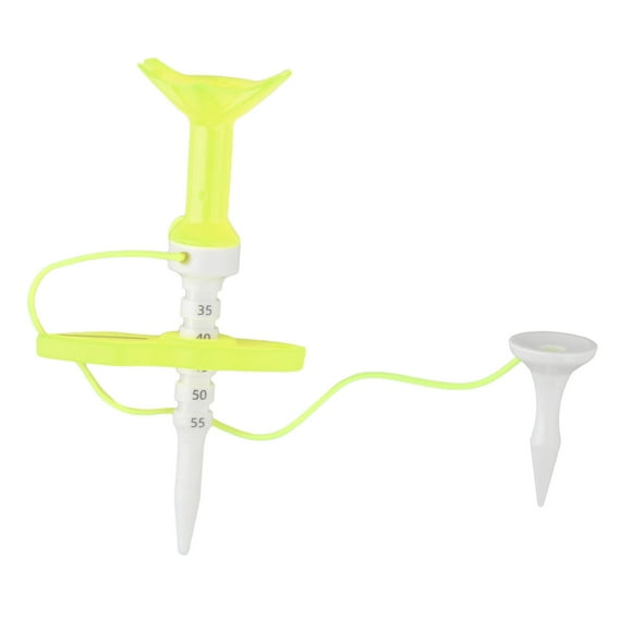 jinwen Tee de Golf Réglable 35mm 40mm 45mm 50mm 55mm Équipement de Golf Porte-Balle de Golf Jaune