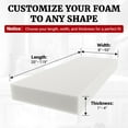 thumbnail image 2 of ShadeMart High-Density Custom Foam Sheet – 70D Firm Cushion for DIY Upholstery, Seats, Benches, and Chairs – Max 55" x 119", Cut to Size, Long-Lasting Support (3" Thickness), 2 of 6