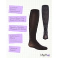 thumbnail image 3 of MeMoi Bows in the Back Opaque Tights - Girls - Female, 2-4, Black, 3 of 10