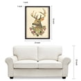 thumbnail image 6 of Empire Art Direct Mrs. Deer Dimensional Collage Framed Graphic Art Under Glass Wall Art, 25" x 33" x 1.4", Ready to Hang, 6 of 10