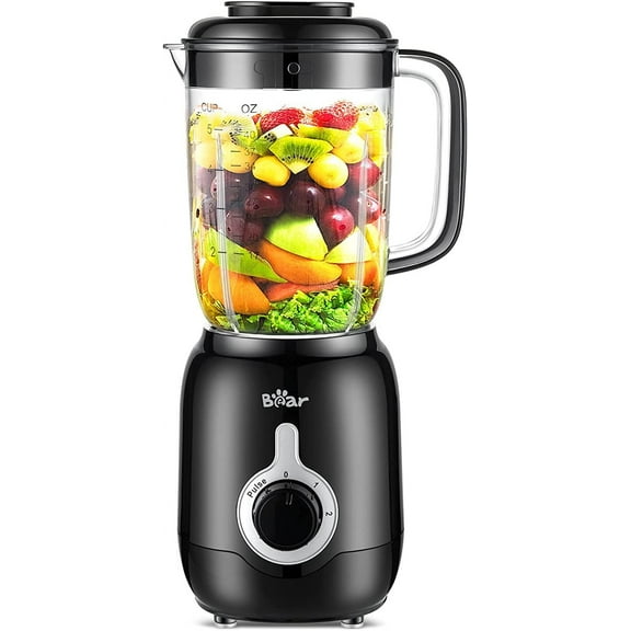 Visualz Blender, 2025 New 700W Smoothie Countertop Blender with 40oz Cup for Shakes and Smoothies, 3-Speed for Crushing Ice, Puree and Frozen Fruit with Autonomous Clean