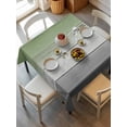 thumbnail image 6 of Sage Green Gray Ombre Table Cloth, Vintage Country Wooden Waterproof Tablecloth for Square Tables, Reusable Washable Fabric Table Cover for Restaurant Kitchen Dining Tables 60"x60", 6 of 6