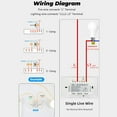 thumbnail image 6 of Wifi Switch Smart Home Touch Rf Light Wall Panel 1/2/3 Gang Black Us 1 Gang Black, 6 of 9