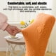 thumbnail image 4 of Funda para Silla de Punto Elástico, Protector para Silla de Comedor Engrosado, Cubre Asiento y Respaldo con Cintas, 58x45 cm / 22.83x17.72 pulgadas, Material de Pelusa para Hogar, Oficina, 4 of 6