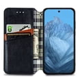 thumbnail image 2 of for Google Pixel 9 Pro XL Wallet Case, Vintage PU Leather Flip Case with Card Holder Kickstand Hidden Magnet Folio Case Book Cover Compatible with Google Pixel 9 Pro XL - Black, 2 of 8