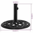 thumbnail image 2 of vidaXL Umbrella Weighted Base Patio Parasol Stand for Poles of 1.4"/1.5"/1.9", 2 of 9