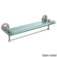 thumbnail image 4 of Prestige Regal Collection Gallery Rail Glass Shelf with Towel Bar - Satin Chrome / 22 Inch, 4 of 5