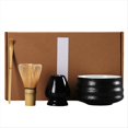 thumbnail image 1 of Juego de Té Matcha Japonés, Herramienta para Hacer Té Matcha, Juego de Té para Beber en Interiores, Accesorios para Herramientas de Fabricación de Té, Cerámica Negra, 1 of 6