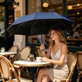 thumbnail image 4 of Sun Umbrella UV Protection Upf 50+, Compact Portable Travel Parasol, Windproof and Waterproof Folding Sun and Rain Small Umbrella for Walking, 4 of 6