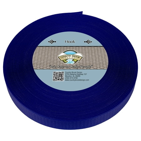 

Country Brook Design® Royal Blue Sew On Hook Only (1 inch 50 yards)