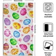 thumbnail image 2 of Easter Eggs Hand Towels Set of 2 Spring Flower Absorbent Face Towel Soft Dish Towels for Gym Bath Kitchen Decor 28x14 Inches, 2 of 16