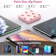 Yoobao Portable Charger 20W 10000mAh Cute USB-C in & Out Power Bank Fast Charging, PD 3.0+QC 4.0 High-Speed Charging Phone Battery Pack for iPhone 14 13 12Pro Max iPad Samsung - Pink