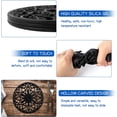 thumbnail image 3 of 3 PCS Silicone Trivet Mat Set, Heat Resistant Silicone Trivet Stand Holder Multi-use Trivet Kitchen Hot Pads - Black, 3 of 7